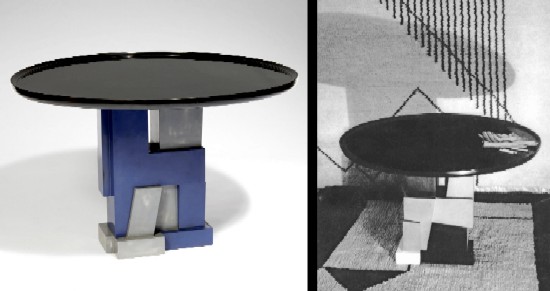 Cubist Pedestal Table